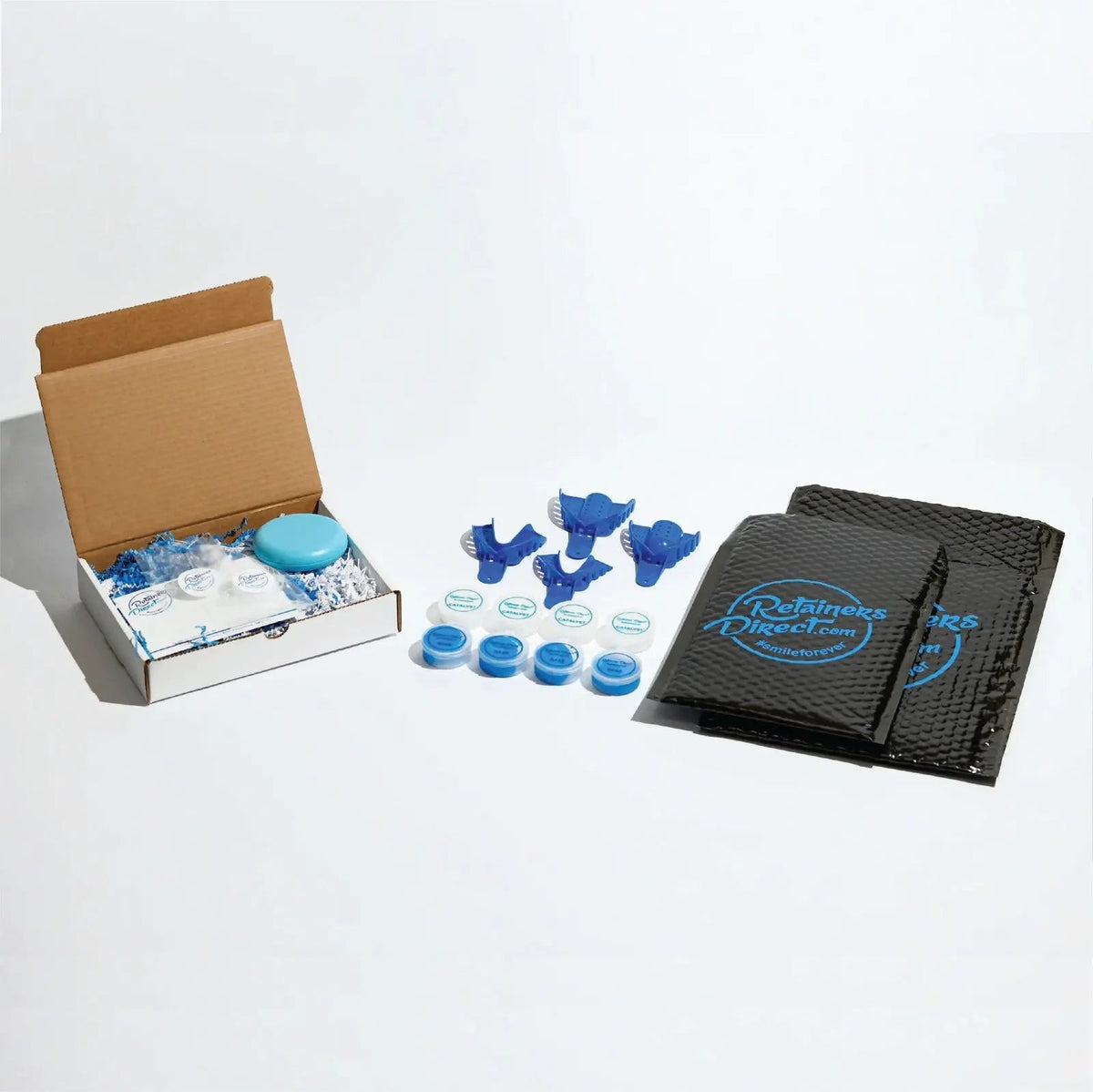 Clear Upper & Lower Teeth Retainers retainersdirect